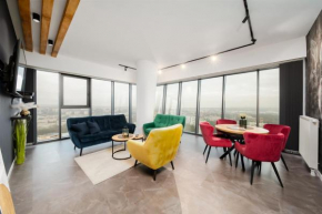 Hanza Tower Apartment no 2210 - 22nd floor, swimming pool, jacuzzi, panorama view